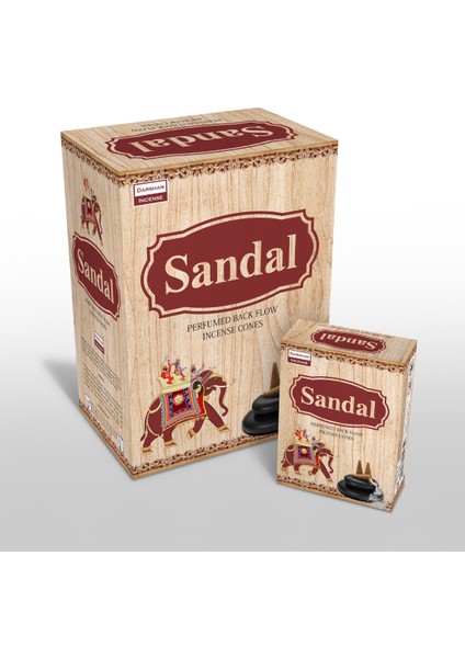 Darshan Sandal Geri Akış Tütsü 1 Box (12 Adet)