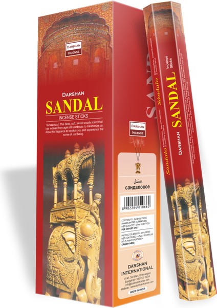 Darshan Sandal Tütsü 1 Box (6 Paket)