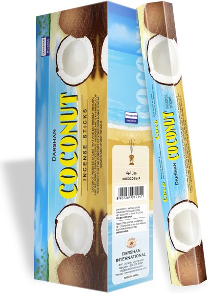 Darshan Coconut Tütsü 1 Box (6 Paket)