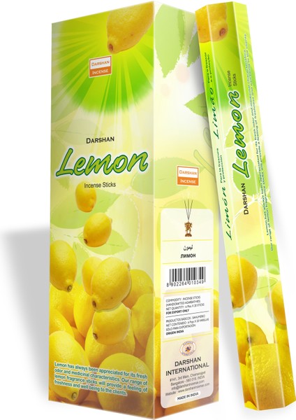 Darshan Lemon Tütsü 1 Box (6 Paket)