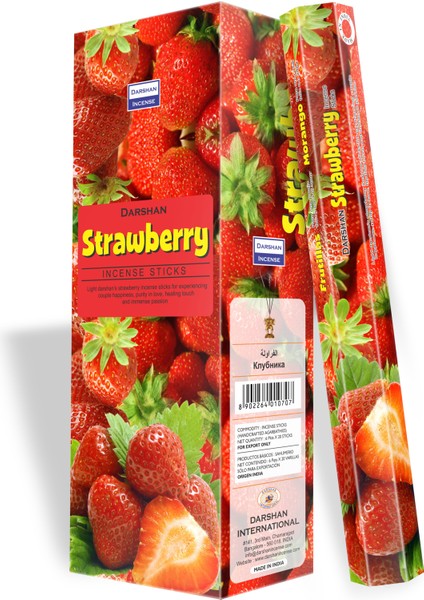 Darshan Strawberry Tütsü 1 Box (6 Paket)