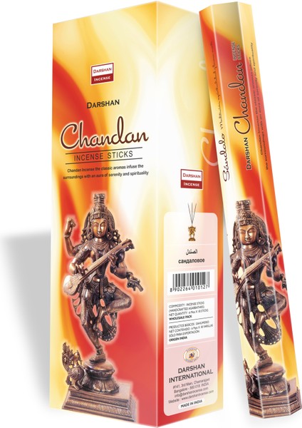 Darshan Chandan Tütsü 1 Box (6 Paket)