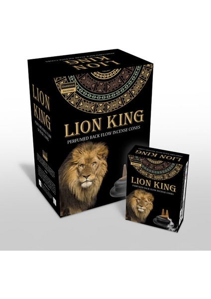 Darshan Lion King Geri Akış Tütsü 1 Box (12 Adet)