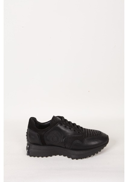 Kadın Deri Sneaker Siyah