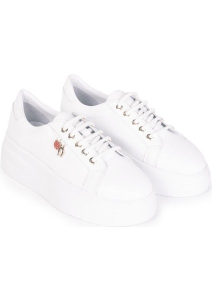 Kadın Hakiki Deri Aksesuar Detaylı Sneaker