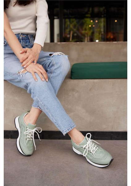 Kadın Beyaz Hakiki Deri Sneaker Spor Ayakkabı fiyatları
