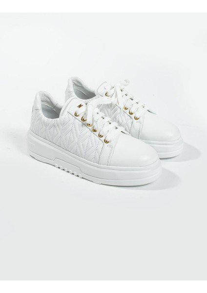 Kadın Deri Sneaker Beyaz modelleri