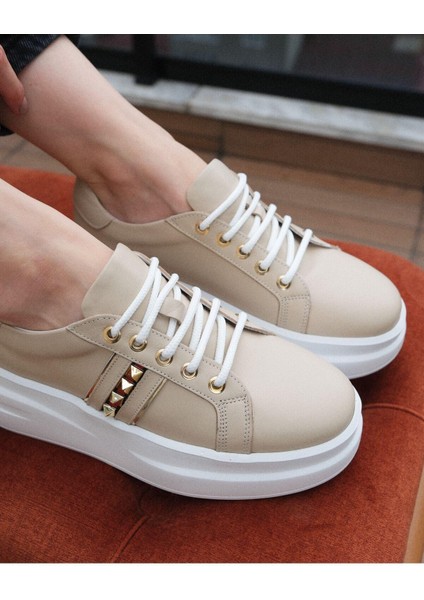 Kadın Deri Sneaker Beyaz fiyatları