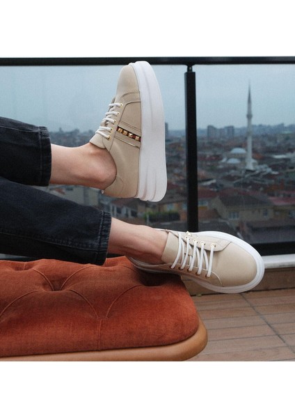 Kadın Deri Sneaker Beyaz modelleri