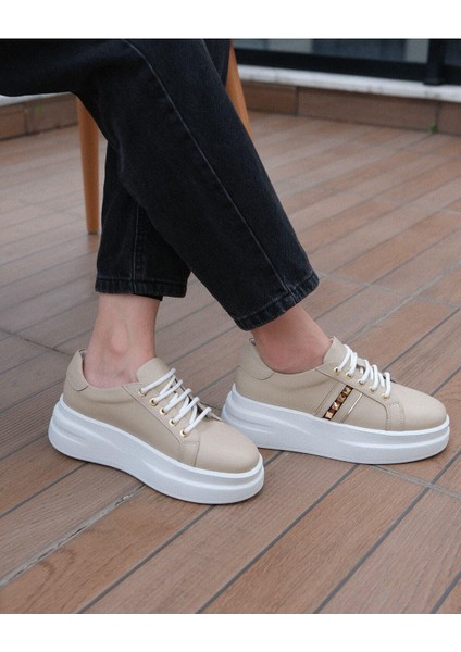 Kadın Deri Sneaker Beyaz fırsatları