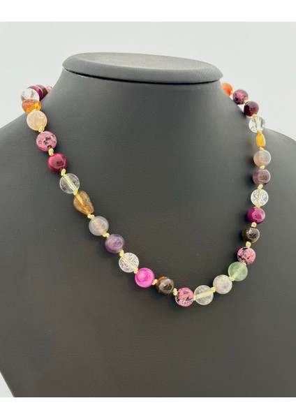 Kız Öğrenci Sağlık Başarı Doğaltaş Kolye