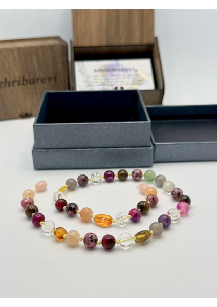 Kız Öğrenci Sağlık Başarı Doğaltaş Kolye modelleri