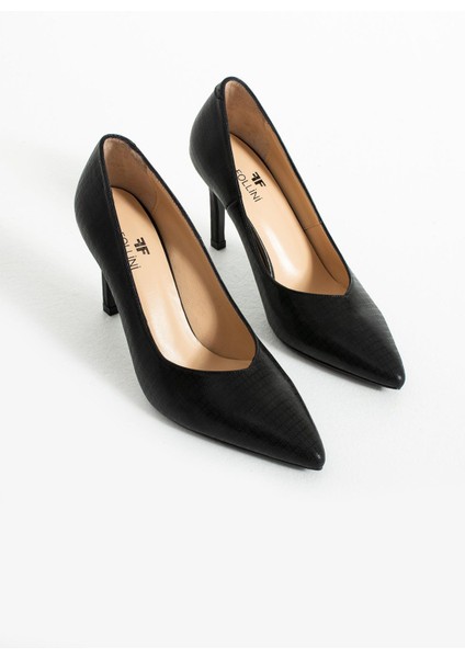Kadın Hakiki Deri Stiletto Siyah modelleri