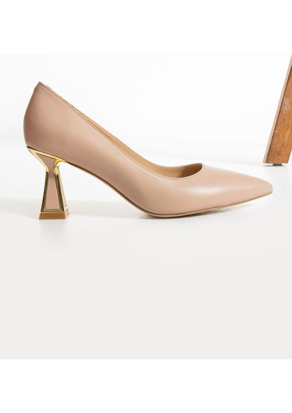 Kadın Hakiki Deri Stiletto Krem fiyatları