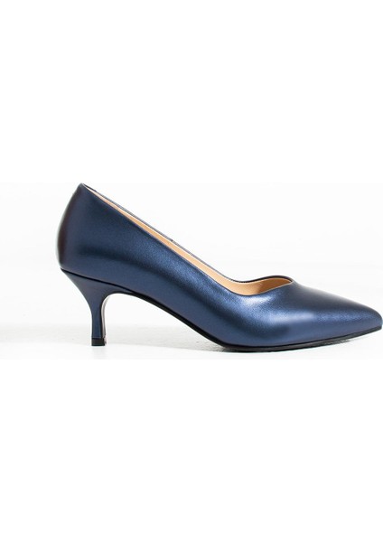 Kadın Hakiki Deri Stiletto Lacivert fiyatları