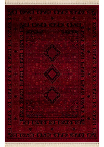 Afgan Türkmen Otantik Desenli Dokuma Salon ve Oturma Odası Halısı 2959H 200x290 fiyatları