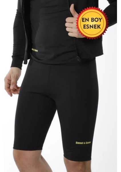 Enboy Esnek Termal Kısa Erkek Tayt indirimleri