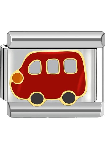 Red Bus Charm