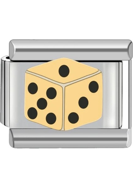 Golden Dice Charm