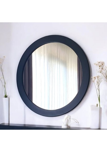Siyah Moderna Yuvarlak Duvar Salon Banyo Aynası fiyatları