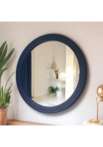 Siyah Moderna Yuvarlak Duvar Salon Banyo Aynası modelleri