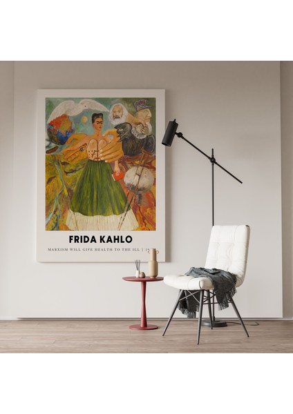 Kanvas Tablo Frida Kahlo Oda Duvar Dekorasyonu Sanatsal Tablo Salon Dekorasyonu