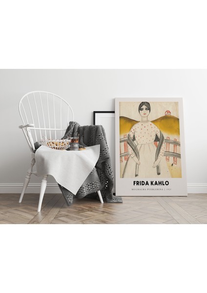 Oda Dekorasyonu Kanvas Tablo Frida Kahlo Sanatsal Tablo Salon Duvar Dekorasyonu