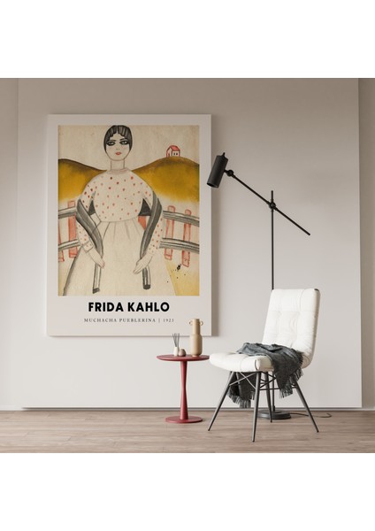 Oda Dekorasyonu Kanvas Tablo Frida Kahlo Sanatsal Tablo Salon Duvar Dekorasyonu