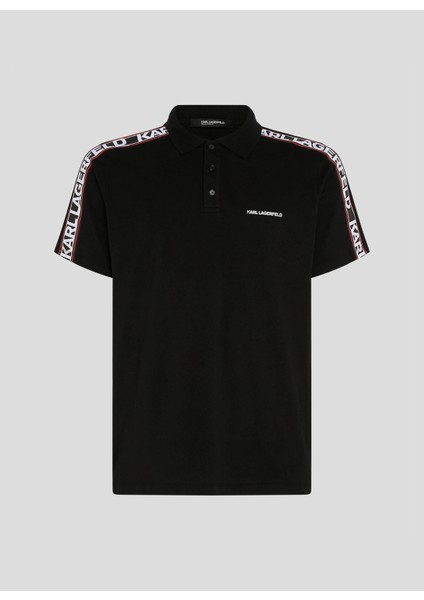Baskılı Siyah Erkek Polo T-Shirt 241M2206999 indirimleri