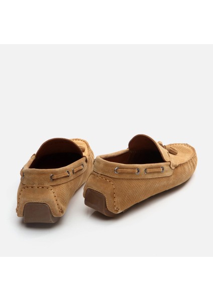 02AYH282720A340 HAKIKI Deri Camel Erkek Loafer