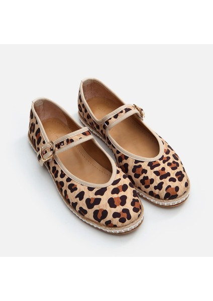 Leopar Desenli  Kadın Espadril