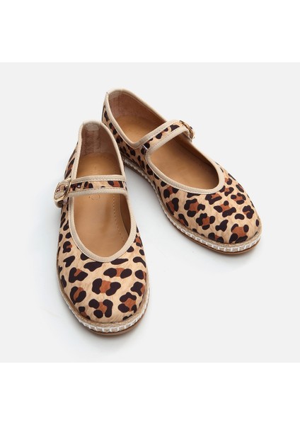 Leopar Desenli  Kadın Espadril