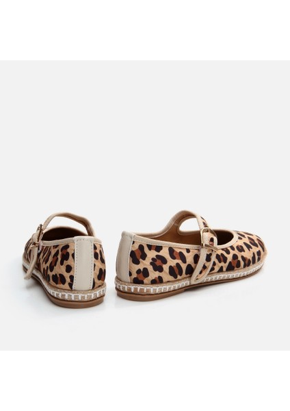 Leopar Desenli  Kadın Espadril