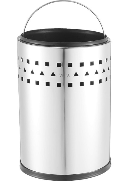Arkitekta A44066 Çöp Kovası, 4,5 L , Parlak Paslanmaz Çelik Kaplama