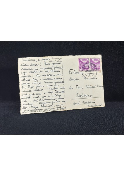 1938 Yılında Postadan Geçmiş Isviçre Kartpostal Turm Spaniola Sta. Maria B. Pontresina modelleri