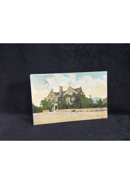Asırlık Ingiltere Peacock Hotel Rowsley In Derbyshire - Near Sheffield Uk Vintage Kartpostal