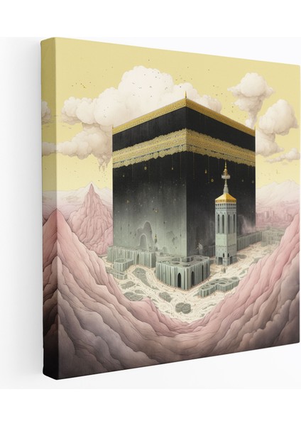 Kabe Kanvas Tablo - Kabe, Kanvas Tablo, Duvar Tablosu, Kabe, 50X50 cm