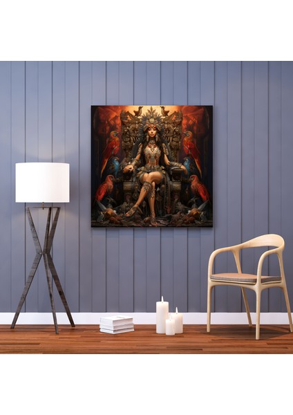 Amazon Kadın Duvar Sanatı - Amazon Kadınları, Duvar Sanatı, Büyüleyici, Taht, 30X30 cm fiyatları