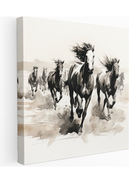 Mustang Izdiham Kanvas Tablo, 30X30 cm