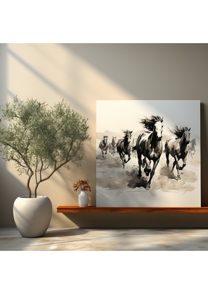 Mustang Izdiham Kanvas Tablo, 30X30 cm fiyatları