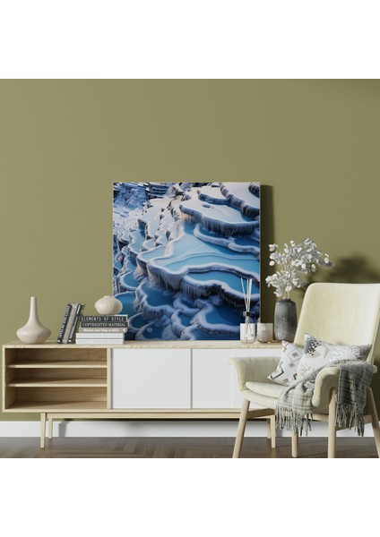 Anadolu Kanvas Tablo - Pamukkale Teraslar Duvar Tablosu - Anadolu, Kanvas Tablo, Teraslar, Anadolu, 30X30 cm fiyatları