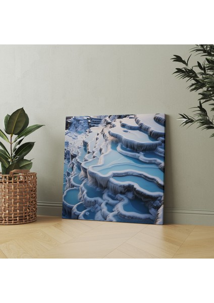 Anadolu Kanvas Tablo - Pamukkale Teraslar Duvar Tablosu - Anadolu, Kanvas Tablo, Teraslar, Anadolu, 30X30 cm modelleri