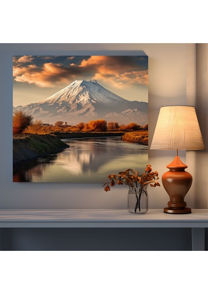 Anadolu Kanvas Tablo - Ağrı Dağı Huzur Duvar Tablosu - Anadolu, Ağrı Dağı, Anadolu, Huzurlu Fotoğraf, 30X30 cm modelleri