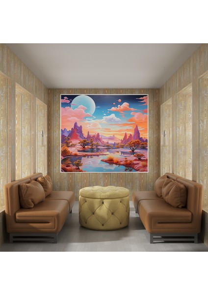 Rüya Gibi Çöl Kanvas Tablo, 30X30 cm fiyatları
