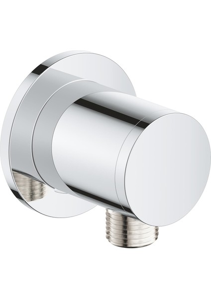 Vitalio Universal Ankastre El Duşu Çıkışı, Duş Hortumları ile Uyumlu 1 ve 2″ Çıkış Ucu, Duş Başlığı Çıkışı, Krom, 26963001