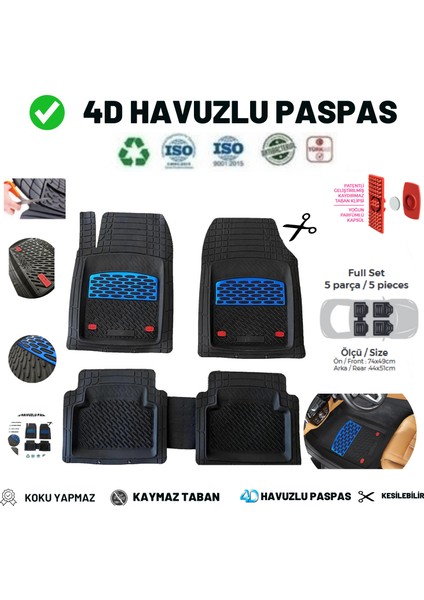 Suzuki Swift 2009 2/n S1 Model 4d Havuzlu Mavi Paspas