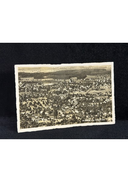 1938 Yılında Postadan Geçmiş Isviçre Kartpostal 16189 J. Gaberell Anstatt Thalwil