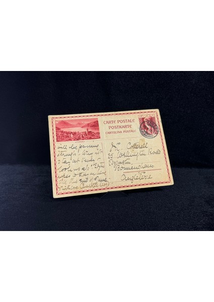 1930 Yılından Isviçre Helvetia Antiye Vitznau Postakartı Carte Postale Cartolina Postale Postkarte