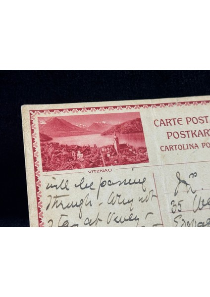 1930 Yılından Isviçre Helvetia Antiye Vitznau Postakartı Carte Postale Cartolina Postale Postkarte fiyatları