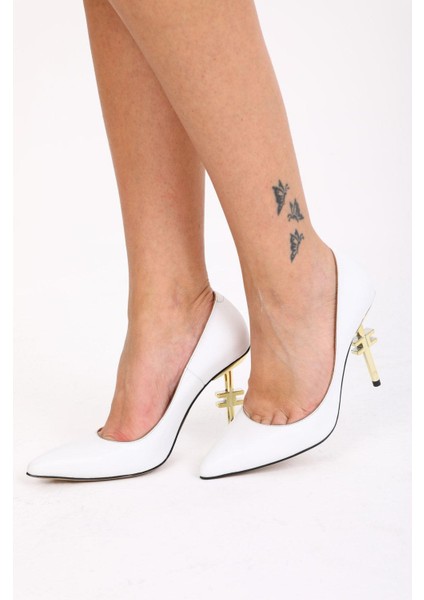 Kadın Deri Stiletto